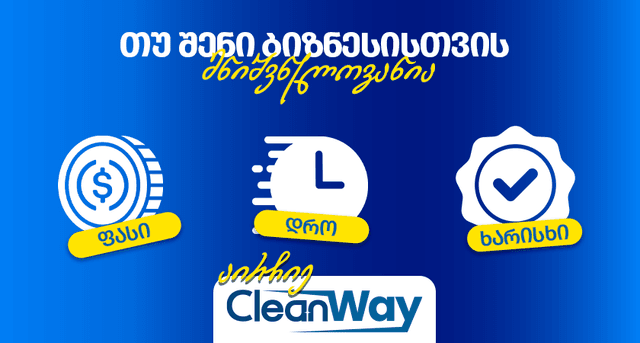 Cleanway | ონლაინ მაღაზია